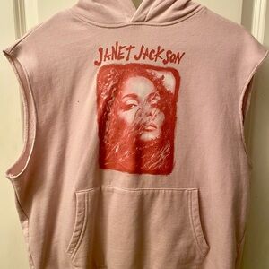 Janet Jackson Sleeveless Hoodie
